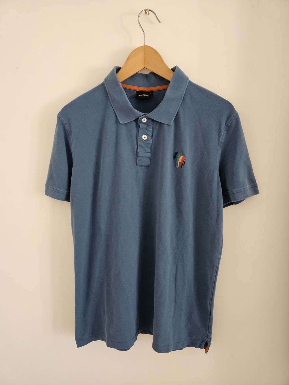 Paul Smith Blue Short Sleeve Polo Shirt Mens Medium